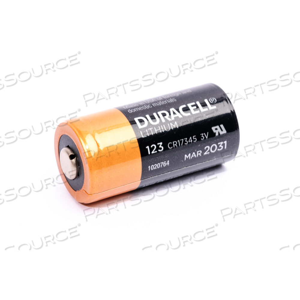 BATTERY LITHIUM SIZE 123 3VDC 1 EACH by Duracell