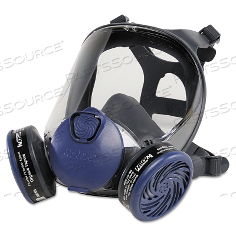 9000 SERIES REUSABLE FULL FACE RESPIRATOR, MEDIUM, AIRBORNE PARTICLES/GASES/VAPORS, THERMOPLASTIC ELASTOMER by Moldex