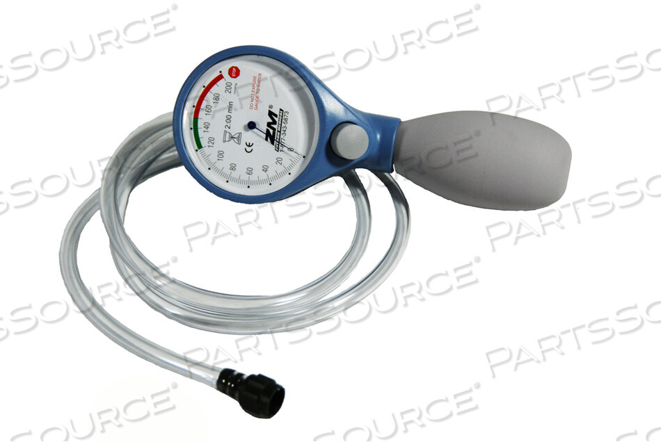 HANDHELD ENDOSCOPE LEAK TESTER WITH PRESSURE GAUGE, SILICONE TUBING, KARL STORZ ADAPTER by Capital Medical Resources
