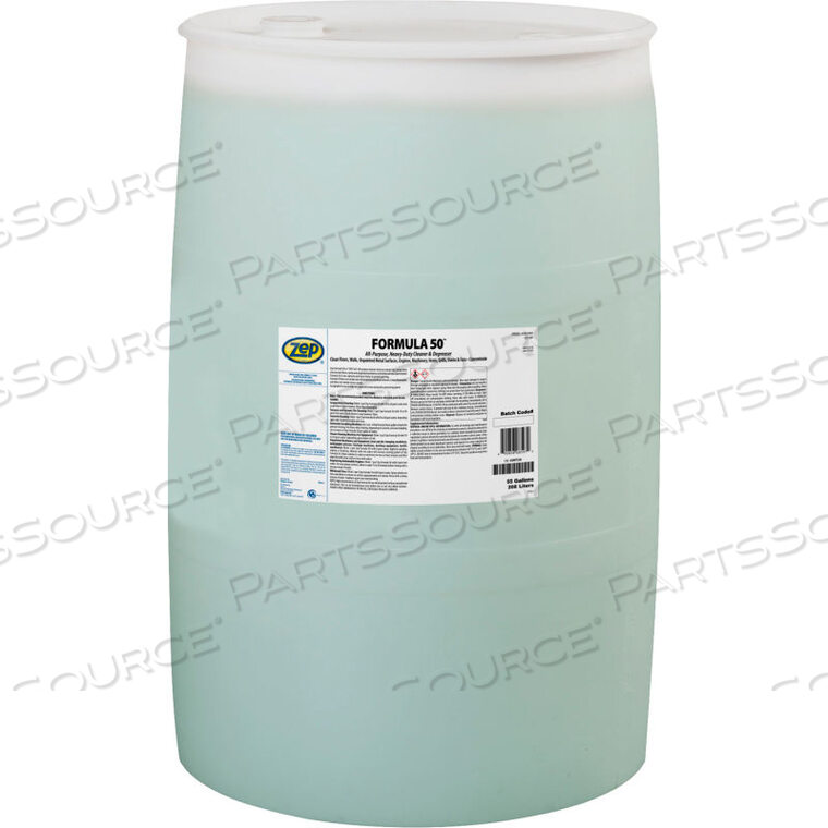 FORMULA 50 CLEANER & DEGREASER, 55 GALLON DRUM by Zep