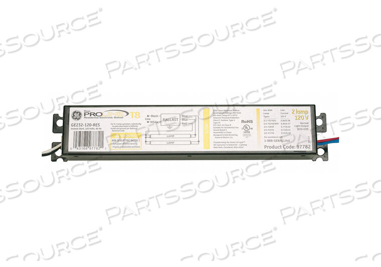 REPLACEMENT FOR GE GENERAL ELECTRIC G.E GE232-120-RES 