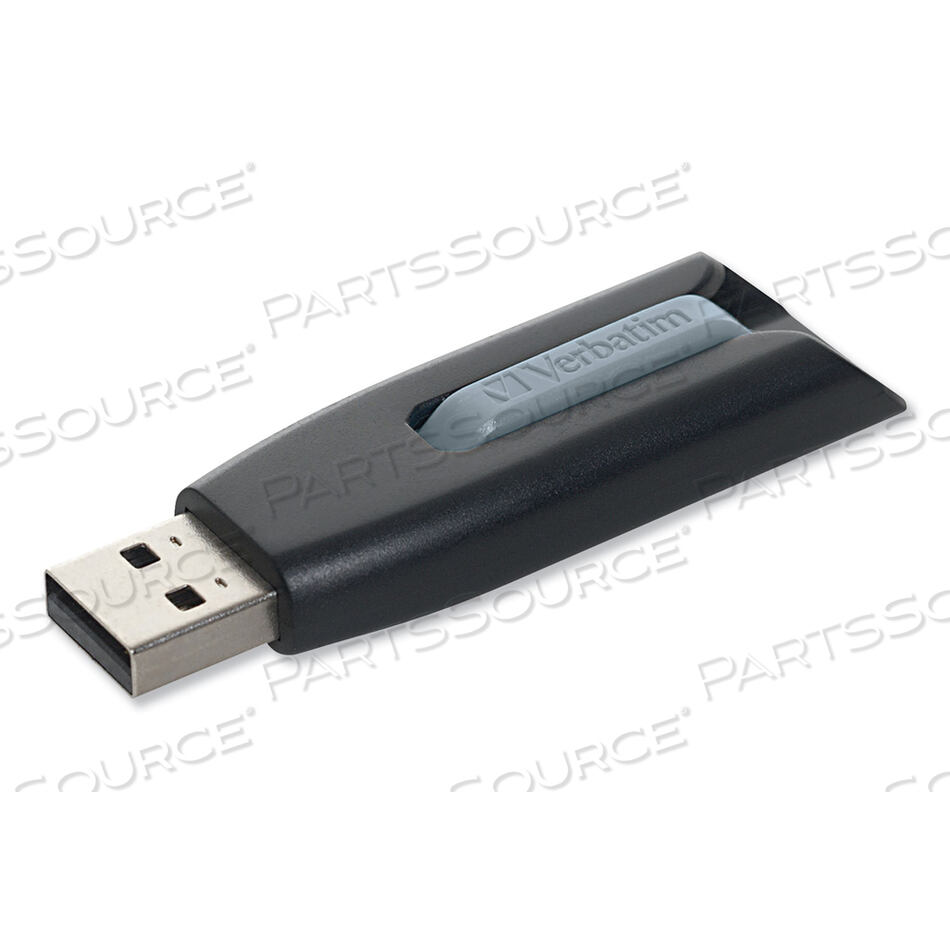 STORE 'N' GO V3 USB 3.0 DRIVE, 8 GB, BLACK/GRAY by Verbatim