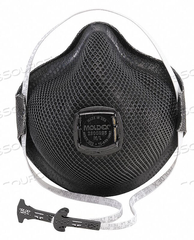 M2800 SPECIAL OPS SERIES HANDYSTRAP N95 PARTICULATE RESPIRATOR, NON-OIL PARTICLES/VAPORS, MEDIUM/LARGE by Moldex