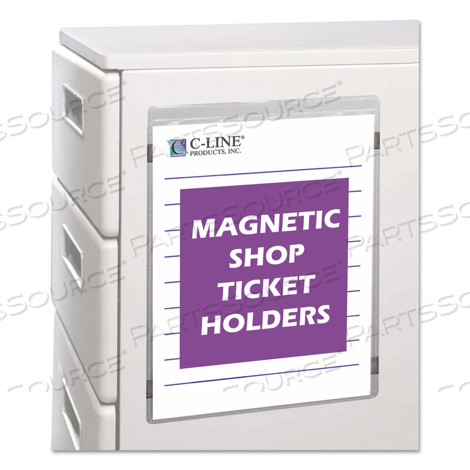 MAGNETIC SHOP TICKET HOLDERS, SUPER HEAVYWEIGHT, 50 SHEETS, 9 X 12, 15/BOX by C-Line