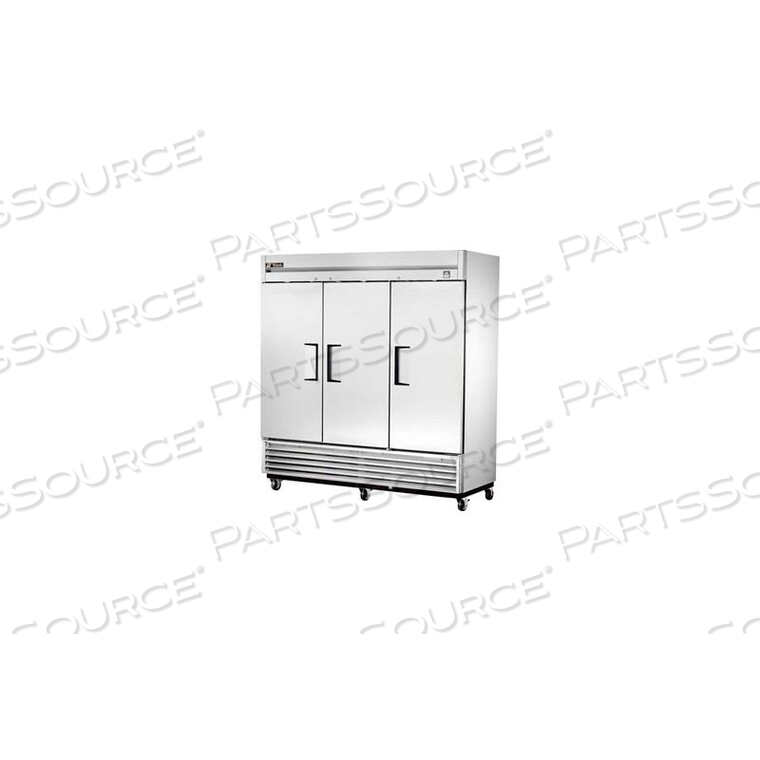 REACH IN REFRIGERATOR 72 CU. FT. STAINLESS STEEL by True Food Service Equipment