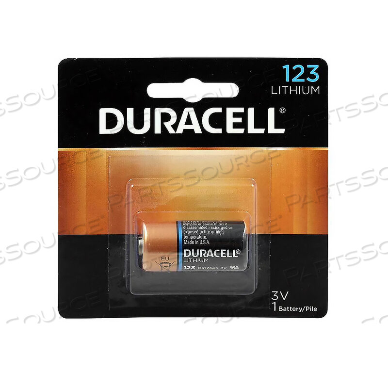 BATTERY, 123, LITHIUM, 1300 MAH FOR ZOLL AED PLUS by Duracell