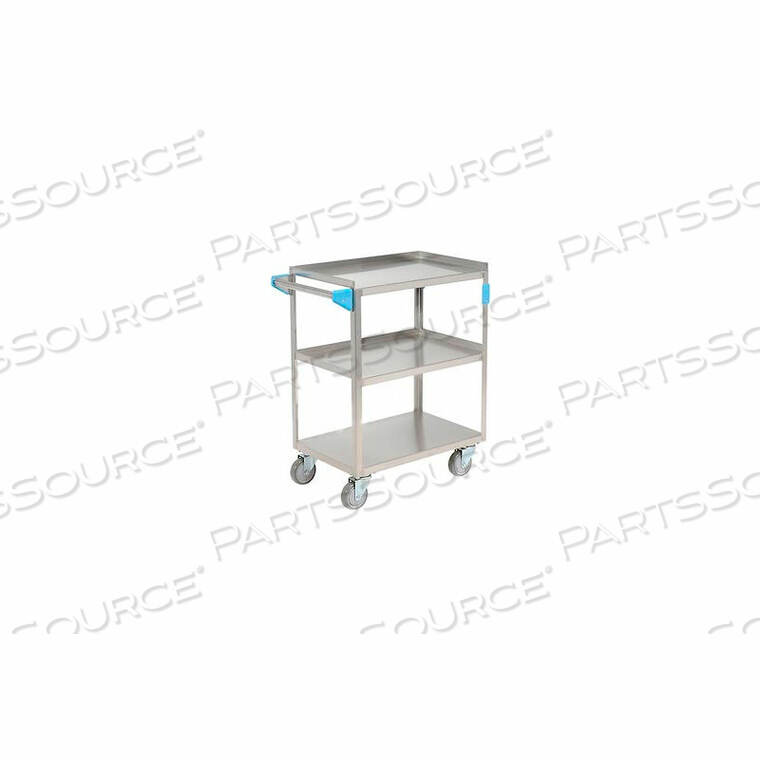 STAINLESS STEEL UTILITY TRANSPORTATION CART 300 LB. CAPACITY 24X15-1/2 by Carlisle