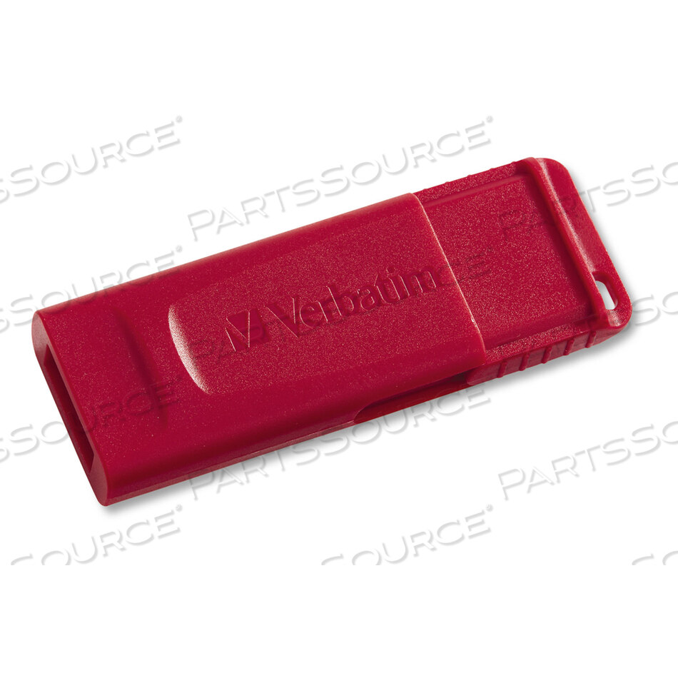 STORE 'N' GO USB FLASH DRIVE, 4 GB, RED by Verbatim