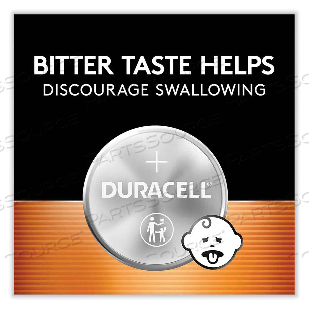BATTERY, COIN CELL, 2032, LITHIUM, 3V, 210 MAH by Duracell