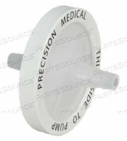 HYDROPHOBIC FILTER, NPT X FERRULE CONNECTION, 1-1/8 IN DIA by Precision Medical, Inc.