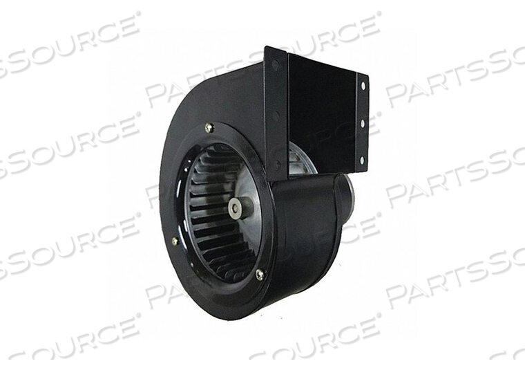 RECTANGULAR SHADED POLE OEM SPECIALTY FLANGED BLOWER, STEEL HOUSING, BLACK HOUSING, 115 VAC, 50/60 HZ, MEETS CE, CULUS, ROHS by DAYTON ELECTRIC MANUFACTURING CO