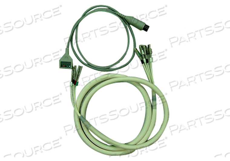 MRI HIGH IMPEDANCE ECG PATIENT LEAD WIRE AND CABLE SET by GE Healthcare