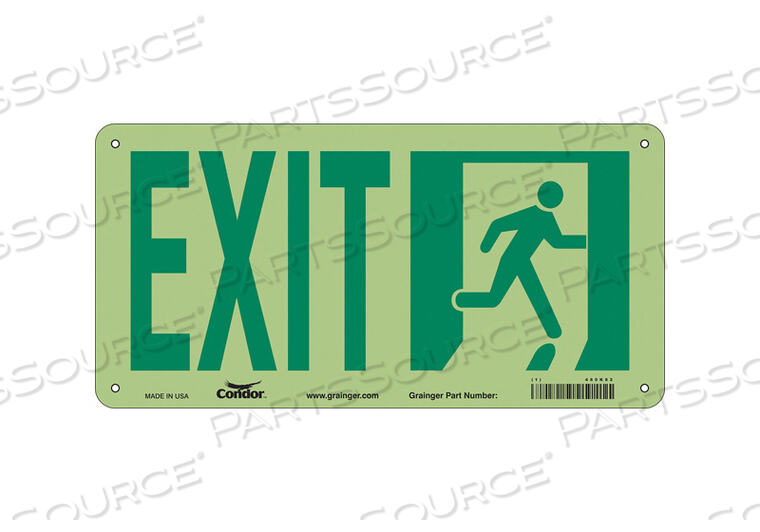SAFETY SIGN EXIT 7 X15 by Condor