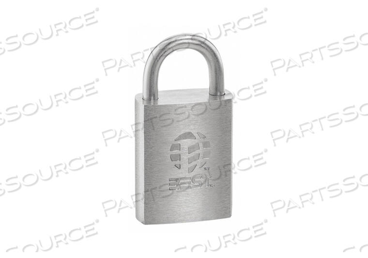 PADLOCK 7/8 IN RECTANGLE SILVER by Best