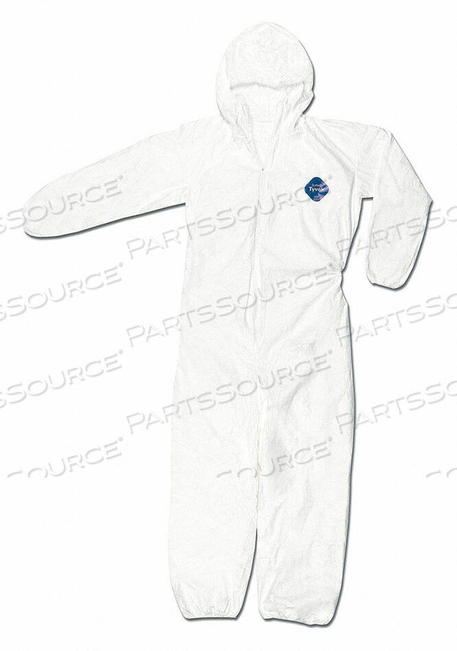TYVEK COVERALL W HOOD 2XL PK25 by MCR Safety