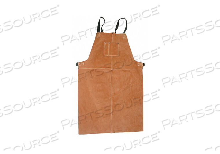 WELDING BIB APRON LEATHER 36 X 24 IN by Condor
