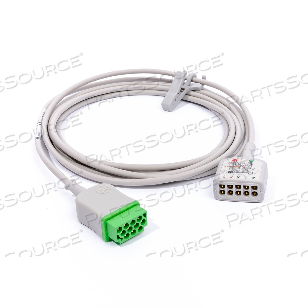 ECG TRUNK CABLE 3/5-LEAD AHA 3.6 M/12 FT. - SERVICE EDITION by GE Healthcare