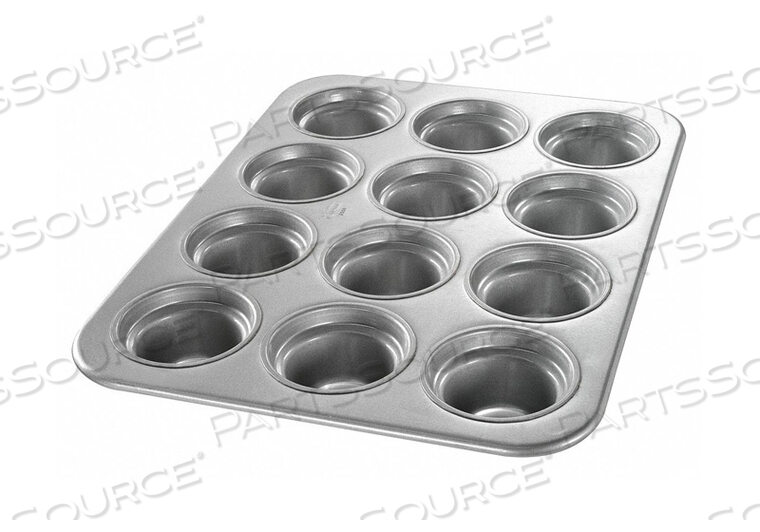 LARGE CROWN MUFFIN PAN 12 MOULDS by Chicago Metallic