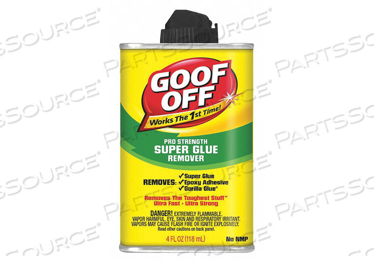 FG678 Goof Off ADHESIVE REMOVER LIQUID FORM 4 OZ SIZE : PartsSource :  PartsSource - Healthcare Products and Solutions