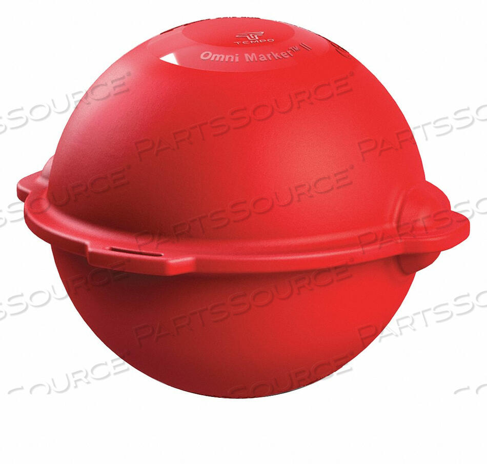 MARKER BALL POLYPROPYLENE RED by Tempo Communications