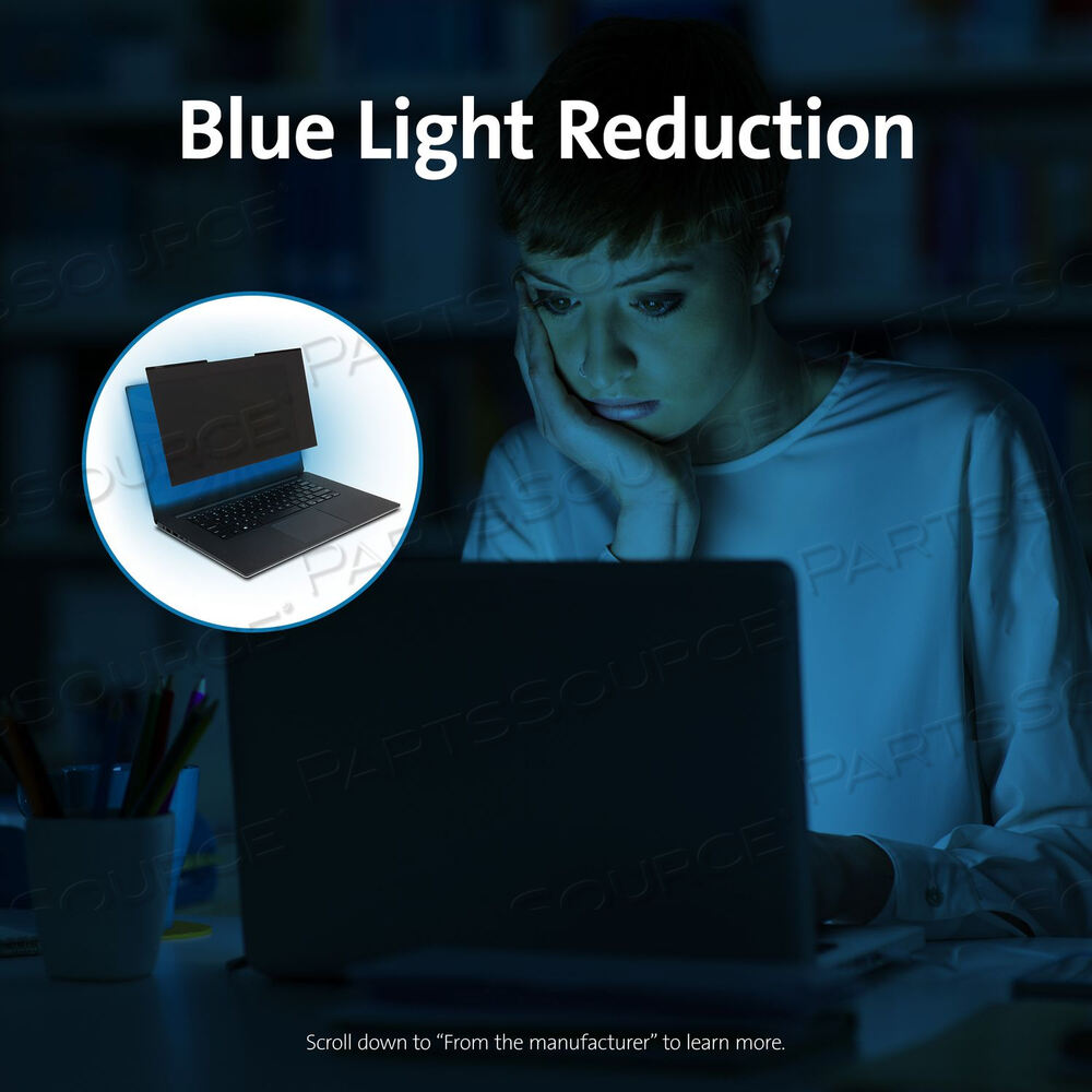 MAGPRO 15.6" (16:9) LAPTOP PRIVACY SCREEN WITH MAGNETIC STRIP, NOTEBOOK PRIVACY FILTER, 15.6" WIDE by Kensington Computer Products