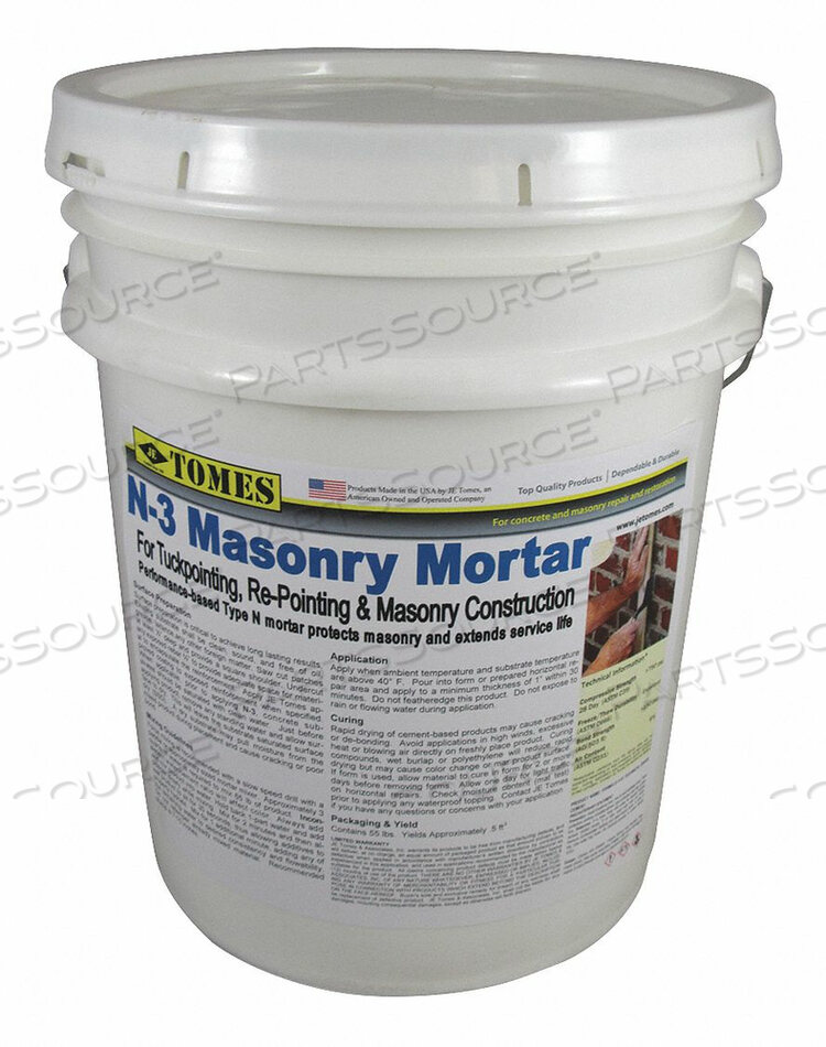 MASONRY MORTAR JOINT FILLERS GRAY by JE Tomes