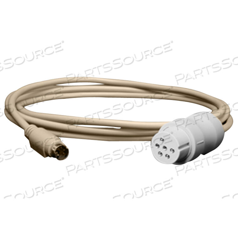 INVASIVE BLOOD PRESSURE CABLE, 6-PIN FEMALE, MINI DIN by BC Group International, Inc. (BC Biomedical)