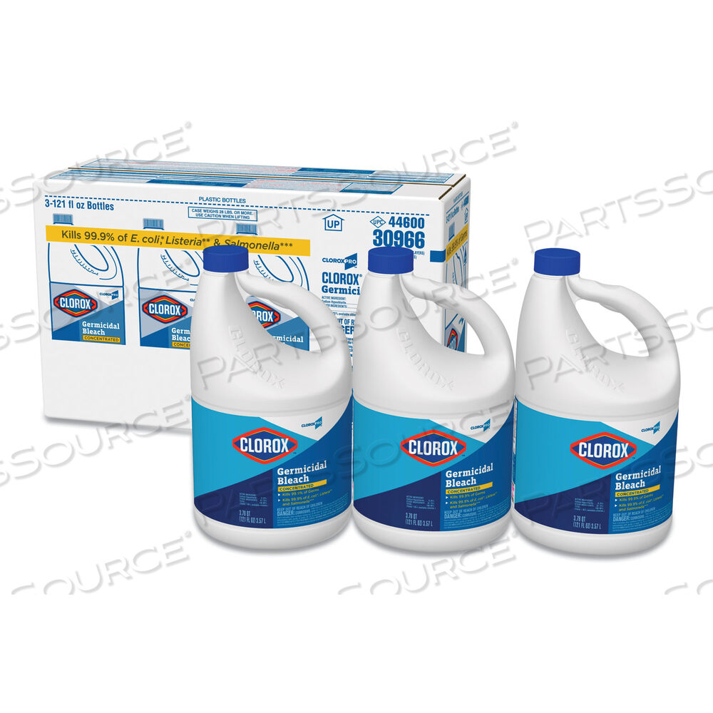 CONCENTRATED GERMICIDAL BLEACH, REGULAR, 121 OZ BOTTLE by Clorox