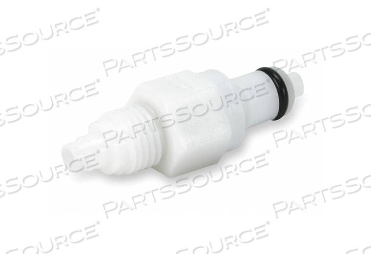 1/4 PTF VALVED IN-LINE ACETAL COUPLING INSERT by Colder Products Company