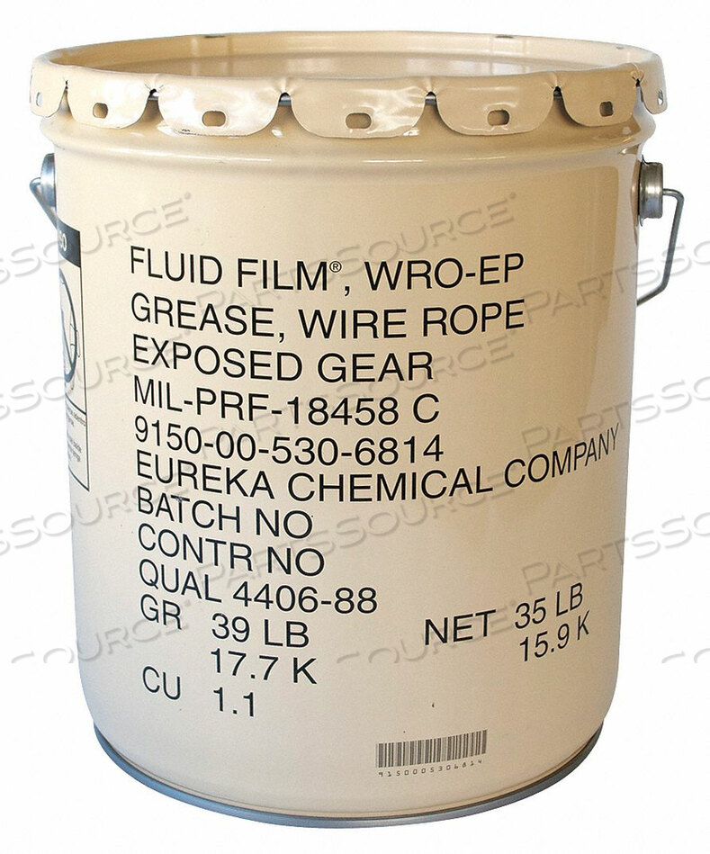 WIRE ROPE LUBRICANT SOLVENT FREE 5 GAL. by Fluid Film