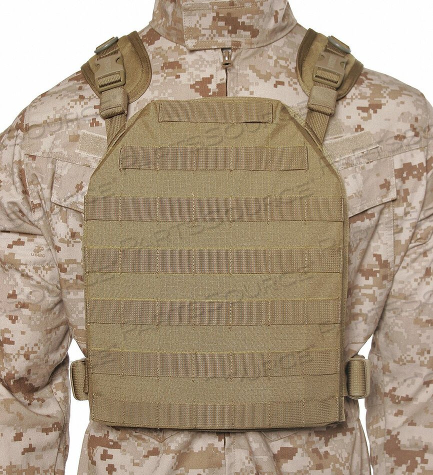PLATE CARRIER HARNESS COYOTE TAN S/M by BlackHawk Industrial Distribution, Inc.