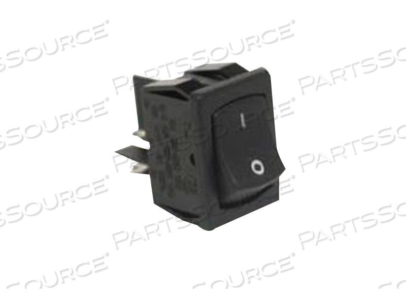 POWER SWITCH, 16 A, 125 TO 250 VAC, DPST CONTACT, 3/16 IN TAB, 2 POLES, PANEL MOUNTING, 3/4 HP 