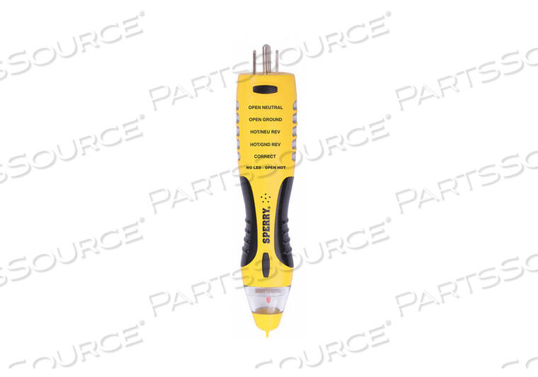 GFCI WITH NON-CONTACT VOLTAGE TESTER by ECM Industries, LLC