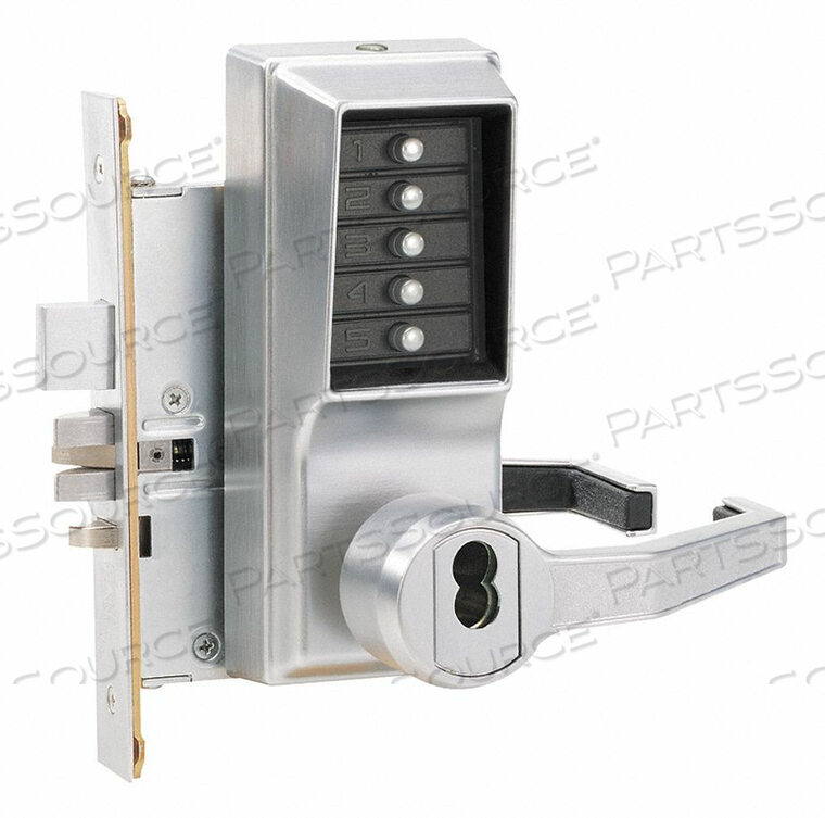 PUSH BUTTON LOCKSET 8000 RIGHT LEVER by Kaba