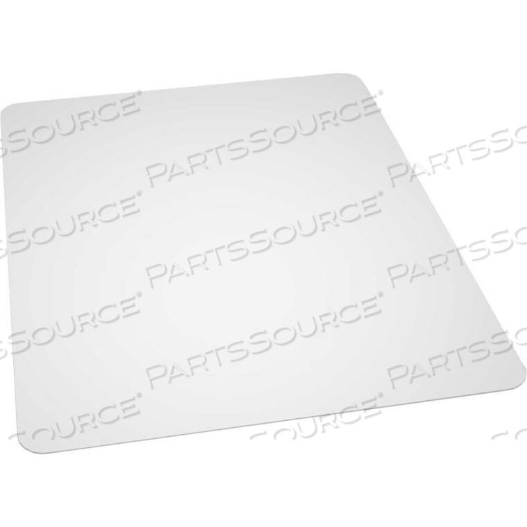 ES ROBBINS CHAIR MAT FOR HARD FLOORS - HEAVY USE - 48" X 72" RECTANGLE - CLEAR - STRAIGHT EDGE by Aleco