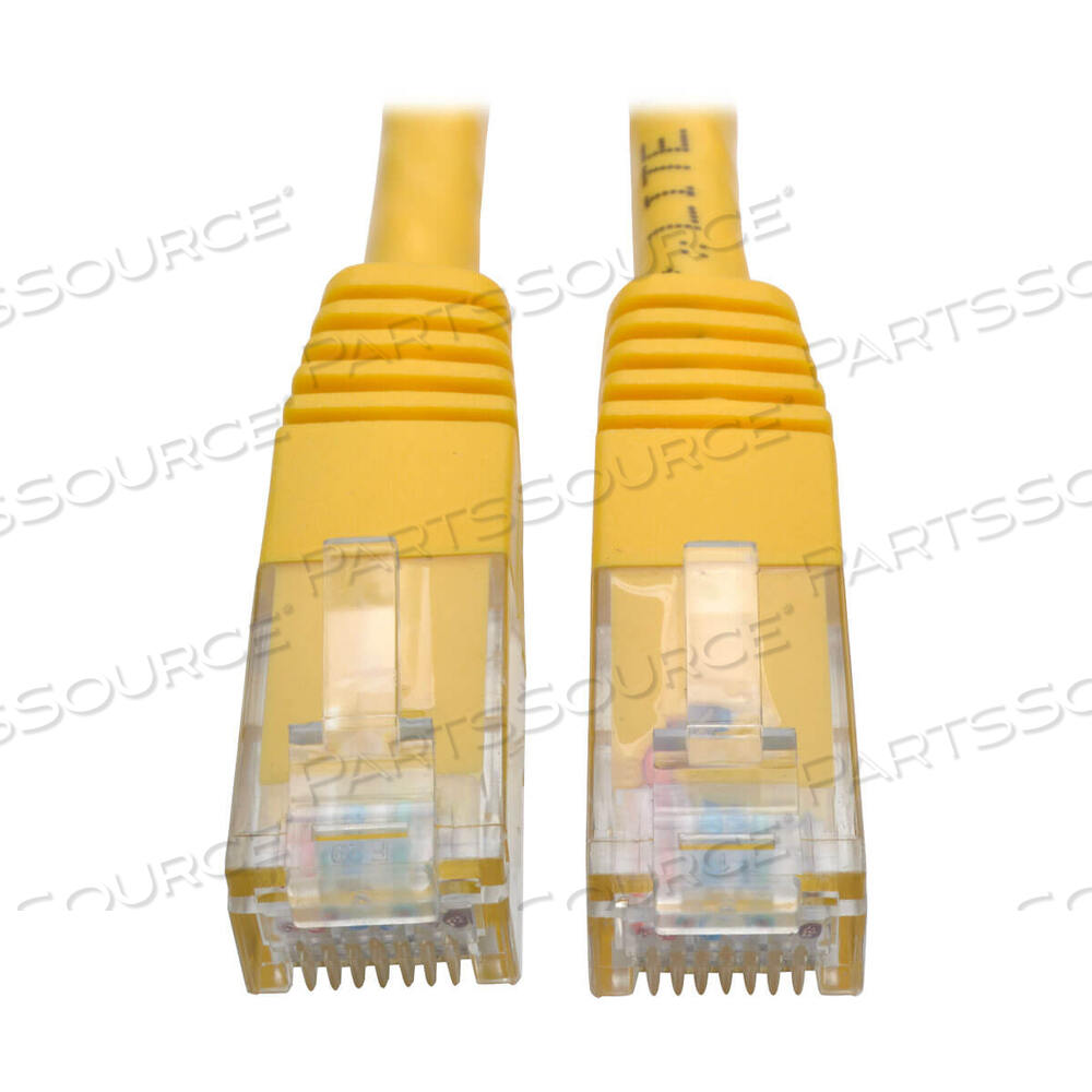 2FT CAT6 GIGABIT MOLDED PATCH CABLE RJ45 M/M 550MHZ 24AWG YELLOW by Tripp Lite