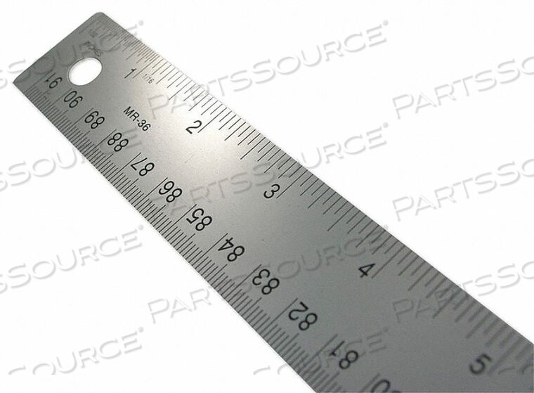 RULER METAL 1ST INCH 32NDS - REST 16THS by Westcott