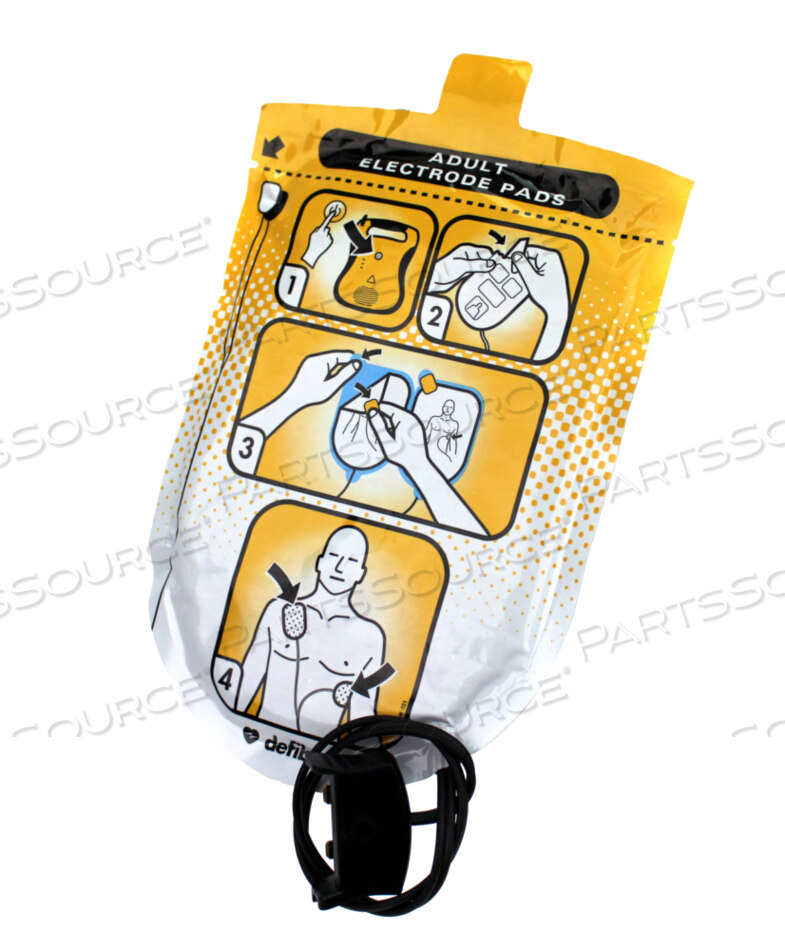 DEFIBRILLATION PAD PACKAGE (1 SET) by Defibtech