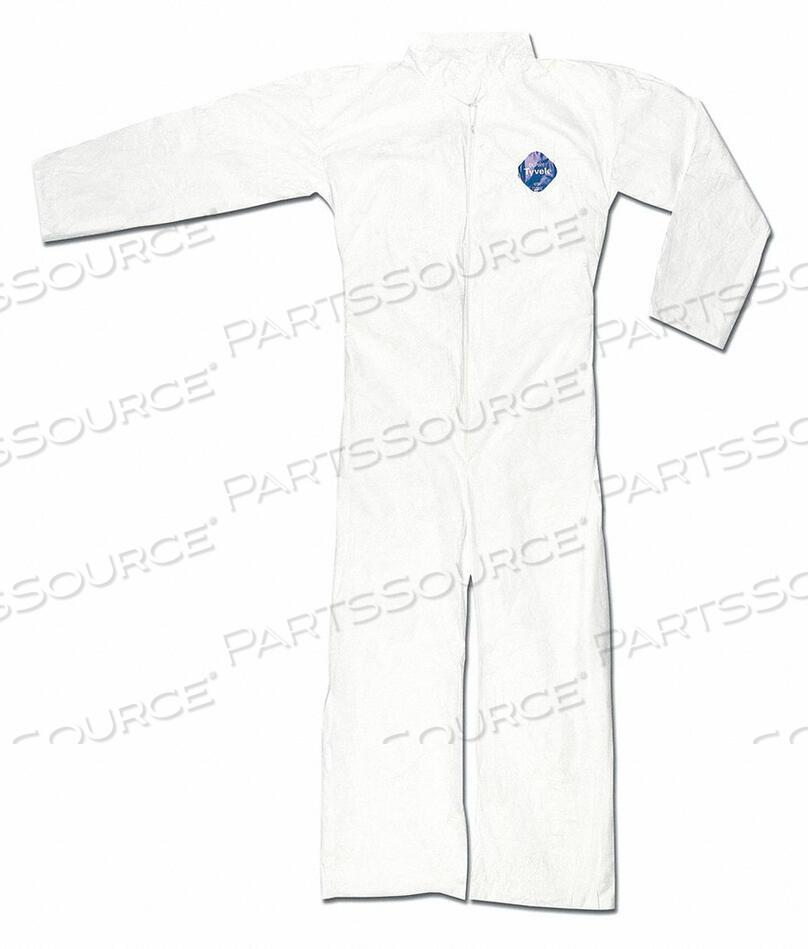 TYVEK COVERALL W COLLAR M PK25 by MCR Safety