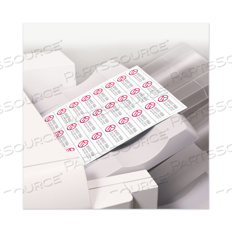 COPIER MAILING LABELS, COPIERS, 1.38 X 2.81, WHITE, 24/SHEET, 100 SHEETS/BOX by Avery