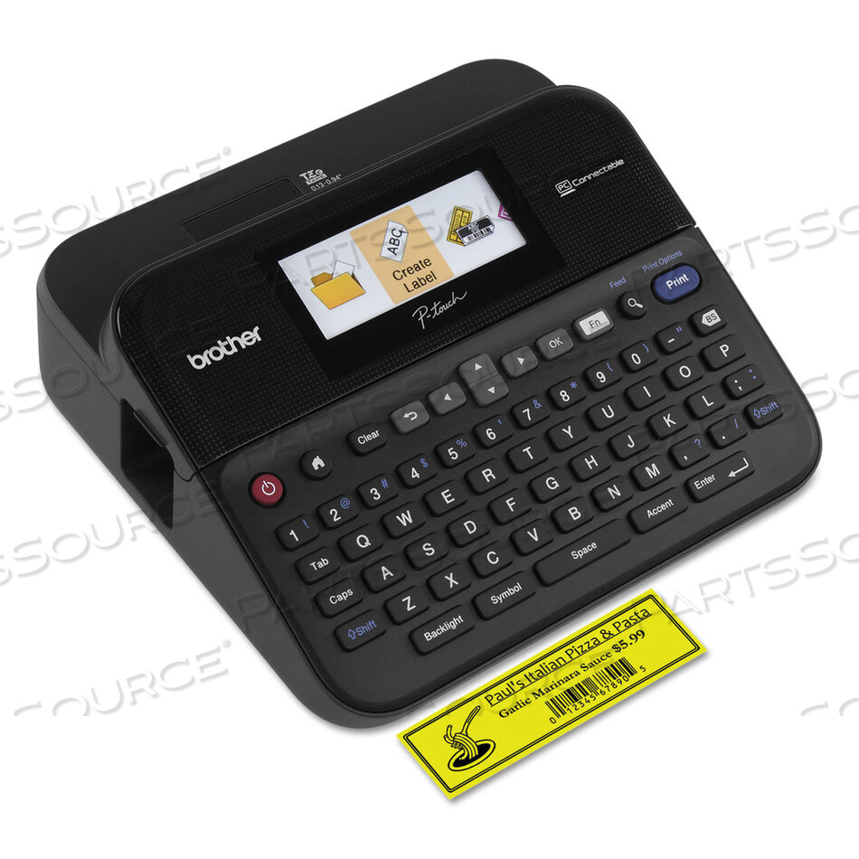PC-CONNECTABLE LABEL MAKER WITH COLOR DISPLAY by Brother