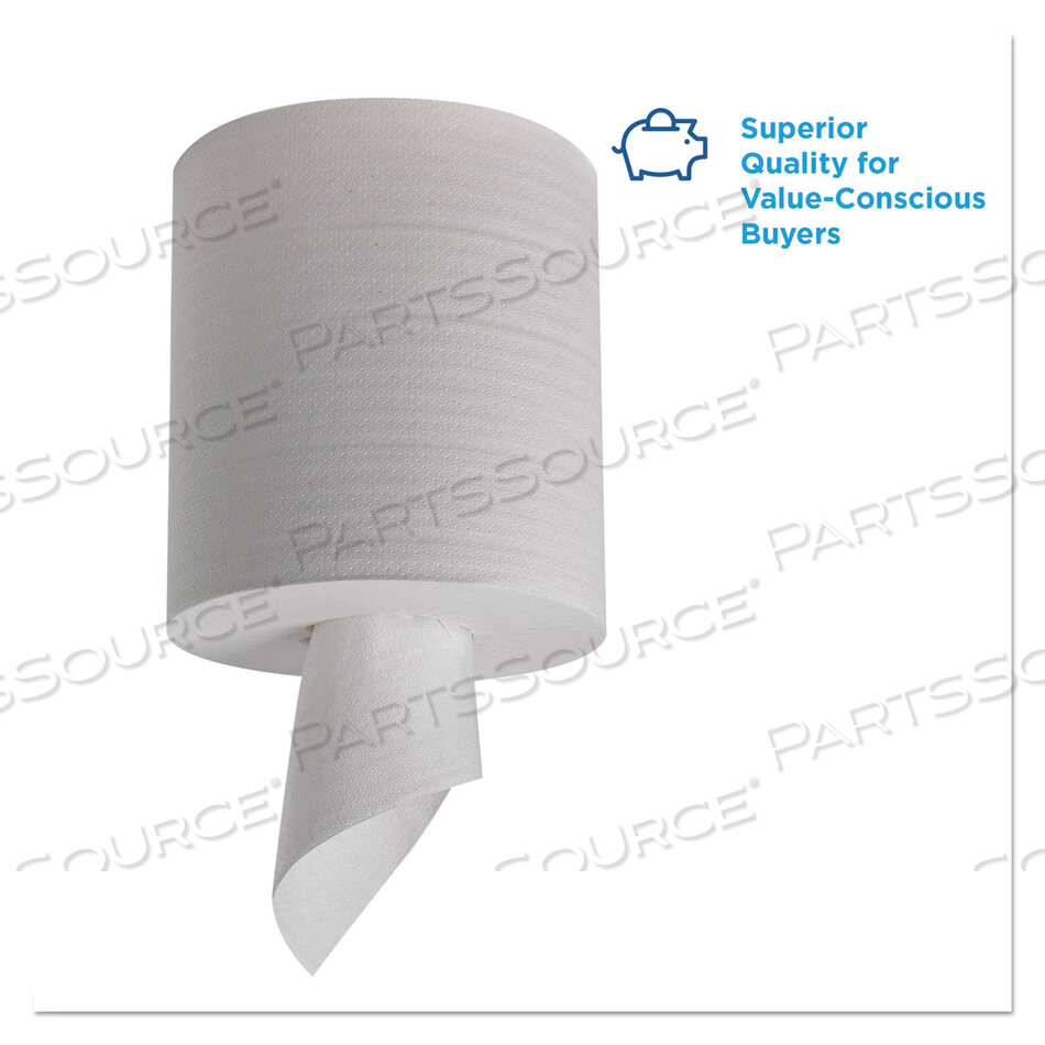 PACIFIC BLUE SELECT 2-PLY CENTER-PULL PERF WIPERS, 2-PLY, 8.25 X 12, WHITE, 520/ROLL, 6 ROLLS/CARTON by Georgia-Pacific