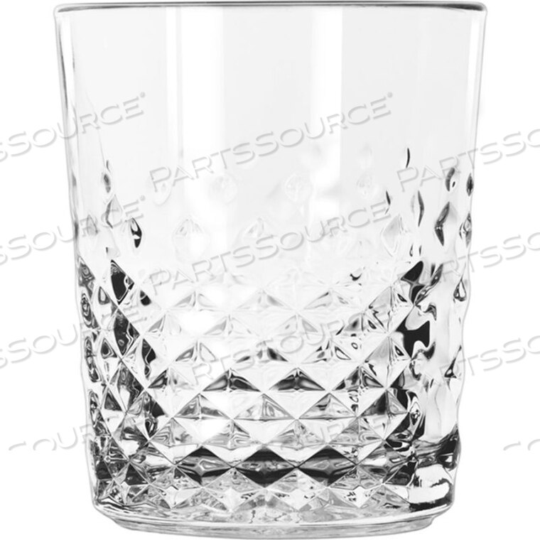 CARATS DOUBLE OLD FASHIONED 12 OZ., GLASSWARE, SPIRITS COLLECTION, 12 PACK by Libbey Glass