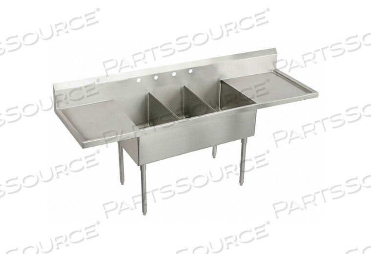 SCULLERY SINK WITHOUT FAUCET 120 IN L by Elkay