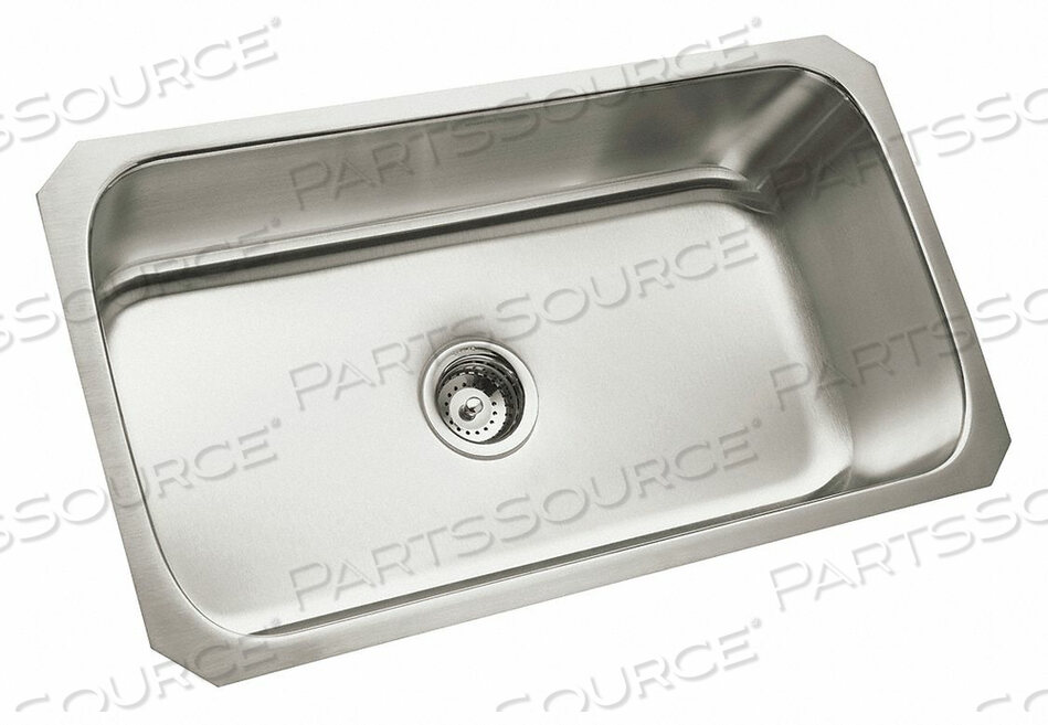 MOUNT SINK 1 HOLES SILVER RECTANGULAR by Sterling