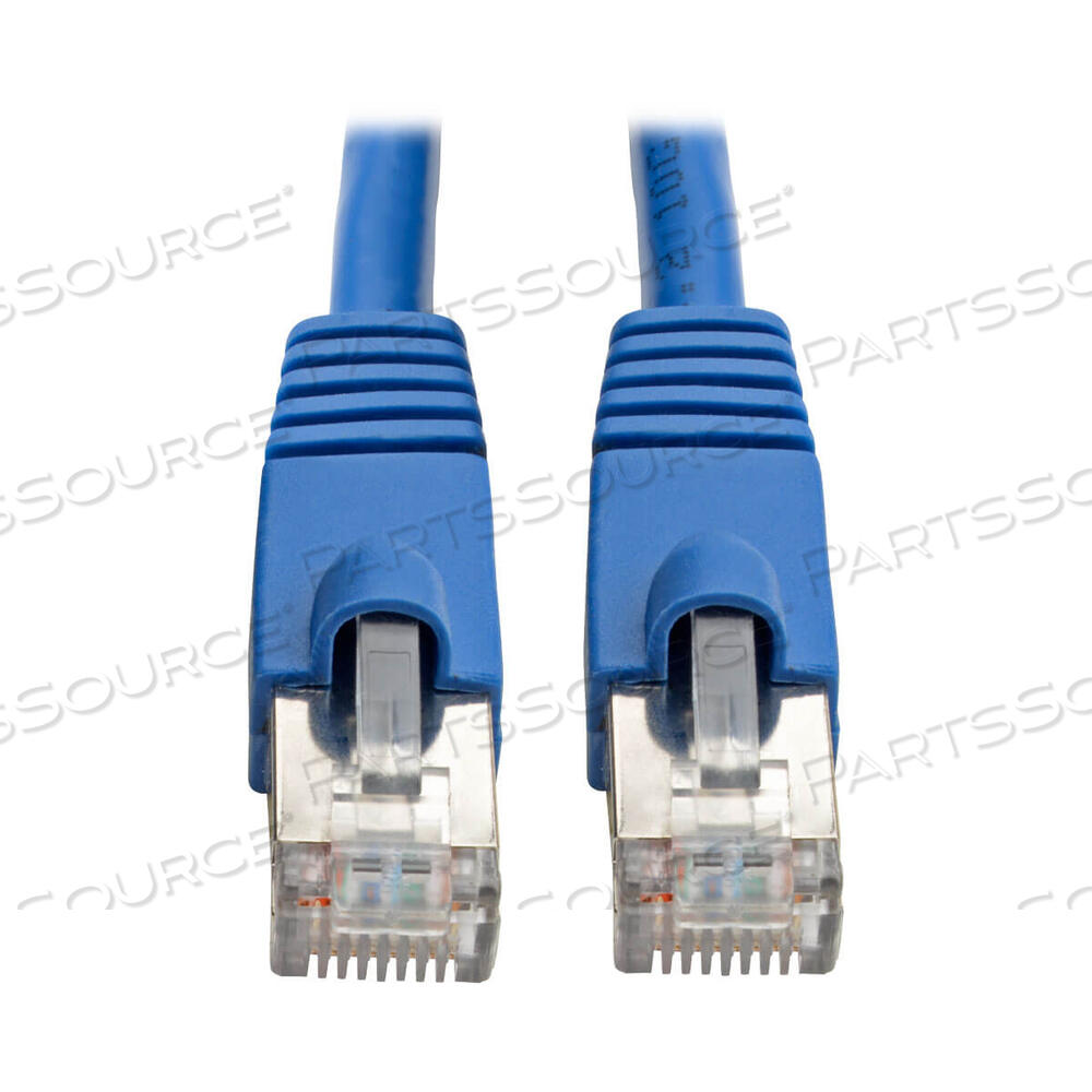 CAT6A 10G SNAGLESS SHIELDED STP ETHERNET CABLE (RJ45 M/M), POE, BLUE, 25 FT by Tripp Lite CAT6A 10G SNAGLESS SHIELDED STP ETHERNET CABLE (RJ45 M/M), POE, BLUE, 25 FT by Tripp Lite