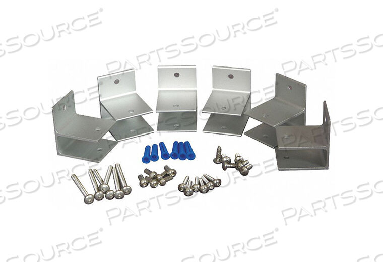STARTER PANEL TO WALL/PANEL TO PILASTER BRACKET KIT POLYMER-ALUMINUM STIRRUP by Global Partitions