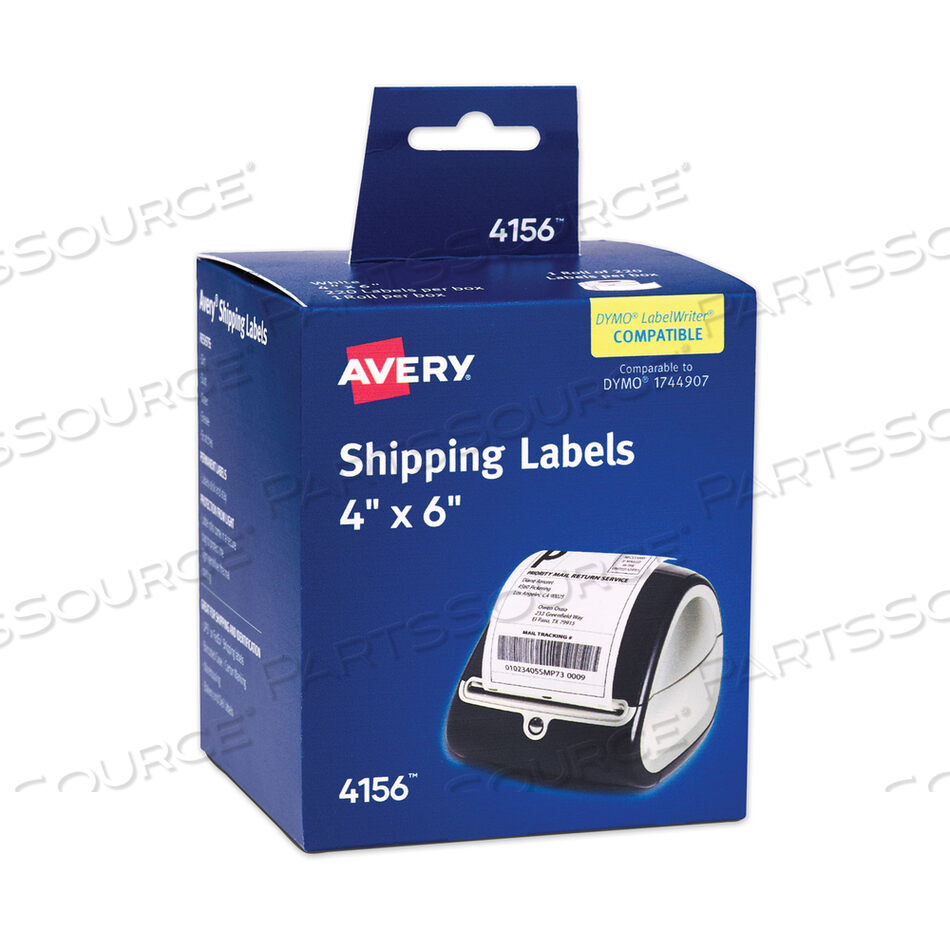 MULTIPURPOSE THERMAL LABELS, 2.13 X 4, WHITE, 140/ROLL by Avery