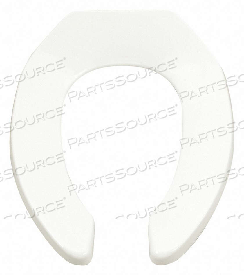 COMMERCIAL OPEN FRONT ELONGATED TOILET SEAT by American Standard