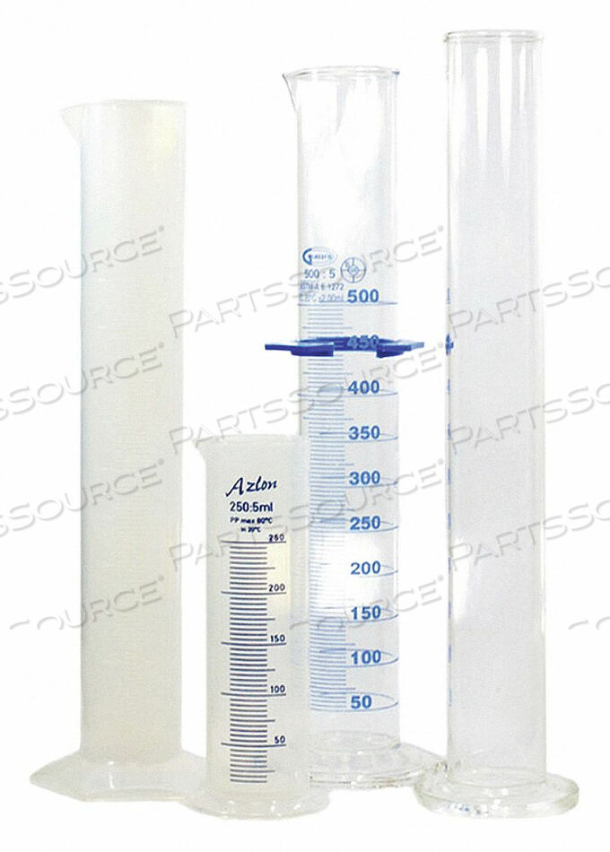 HYDROMETER CYLINDER 600ML GLASS 375X50MM by THERMCO PRODUCTS, INC.